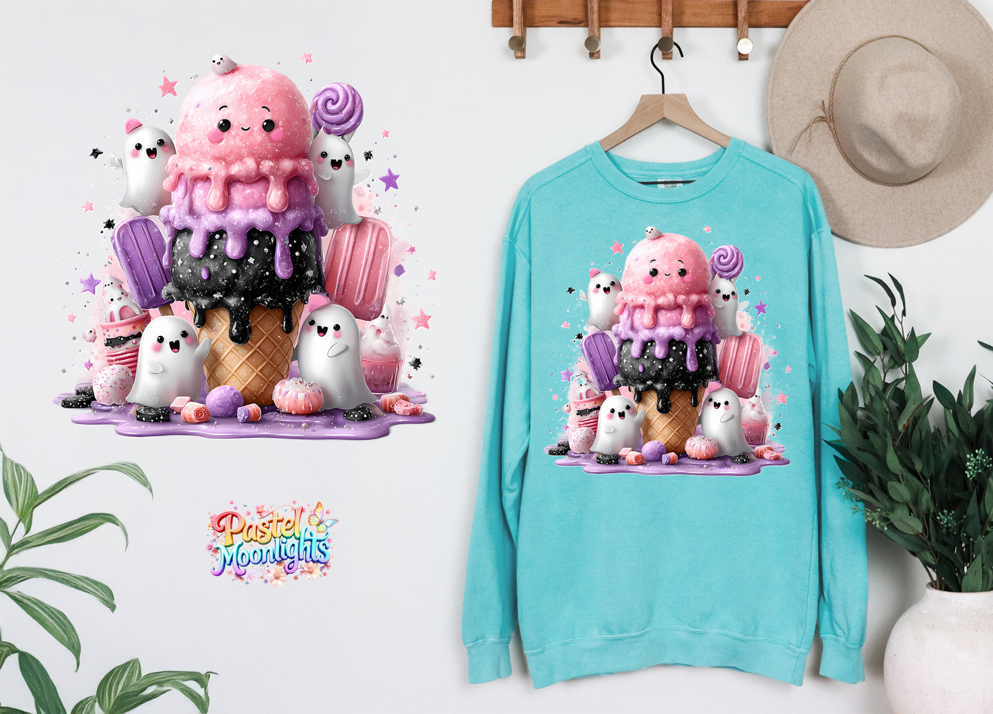 Cute Halloween Design 12 DTF Print Ready to Press