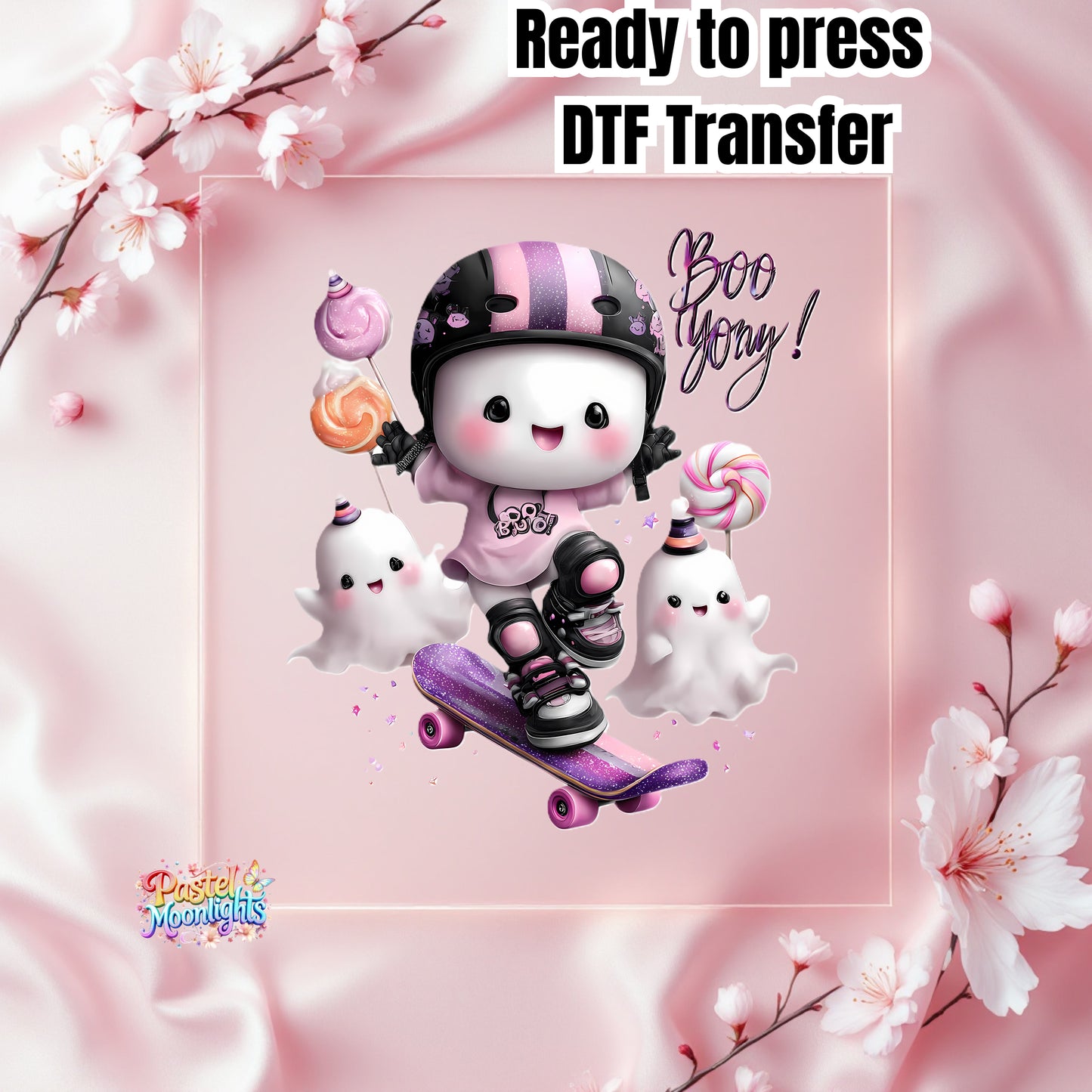 Cute Halloween Design 17 DTF Print Ready to Press