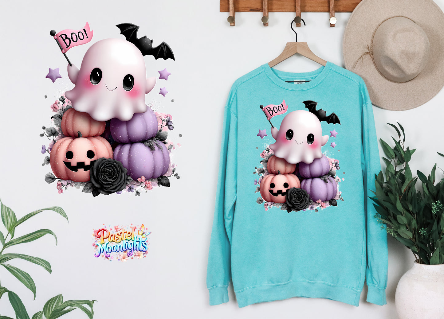 Cute Halloween Design 18 DTF Print Ready to Press