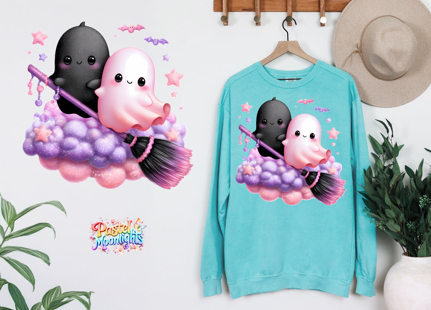 Cute Halloween Design 21 DTF Print Ready to Press