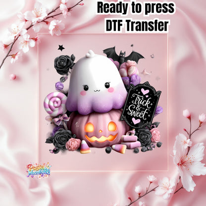 Cute Halloween Design 24 DTF Print Ready to Press