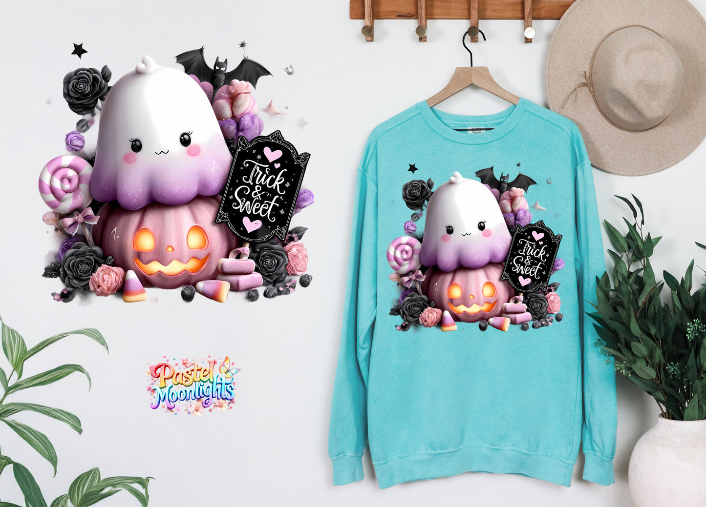 Cute Halloween Design 24 DTF Print Ready to Press