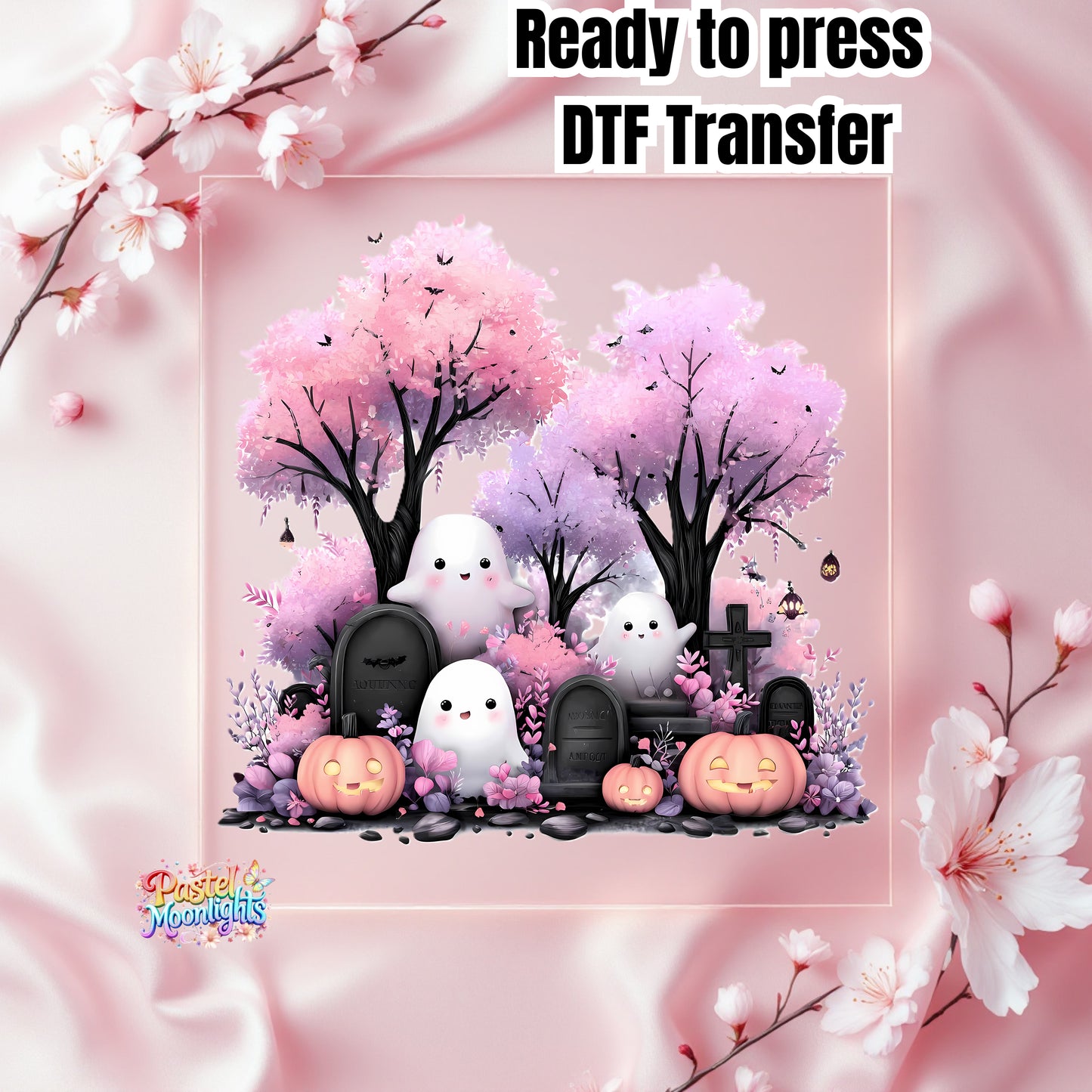 Cute Halloween Design 25 DTF Print Ready to Press