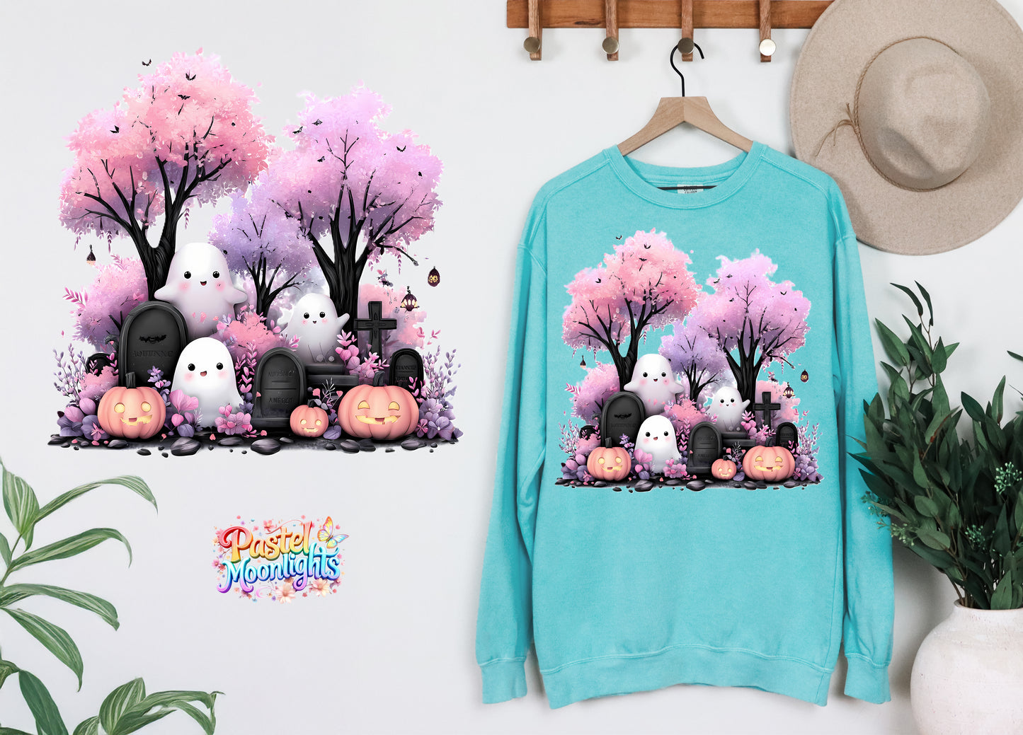 Cute Halloween Design 25 DTF Print Ready to Press