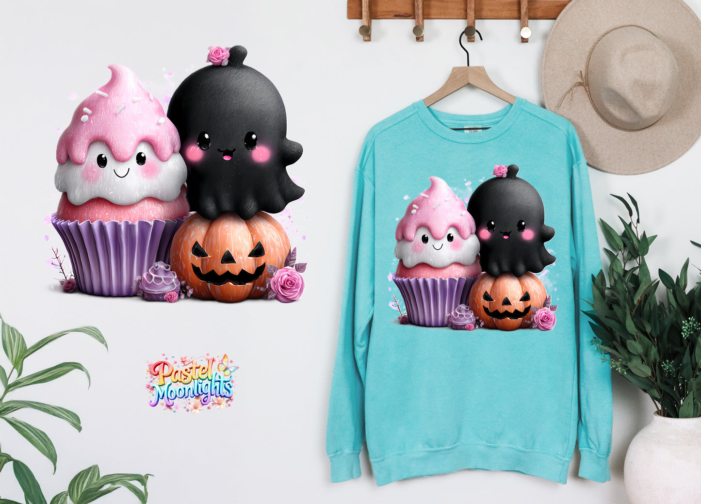 Cute Halloween Design 29 DTF Print Ready to Press