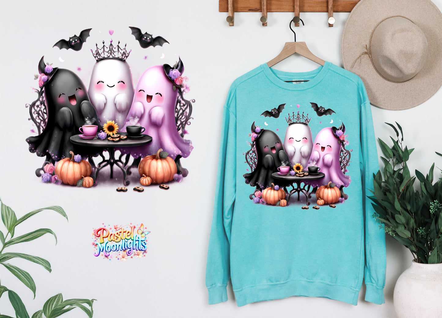 Cute Halloween Design 2 DTF Print Ready to Press