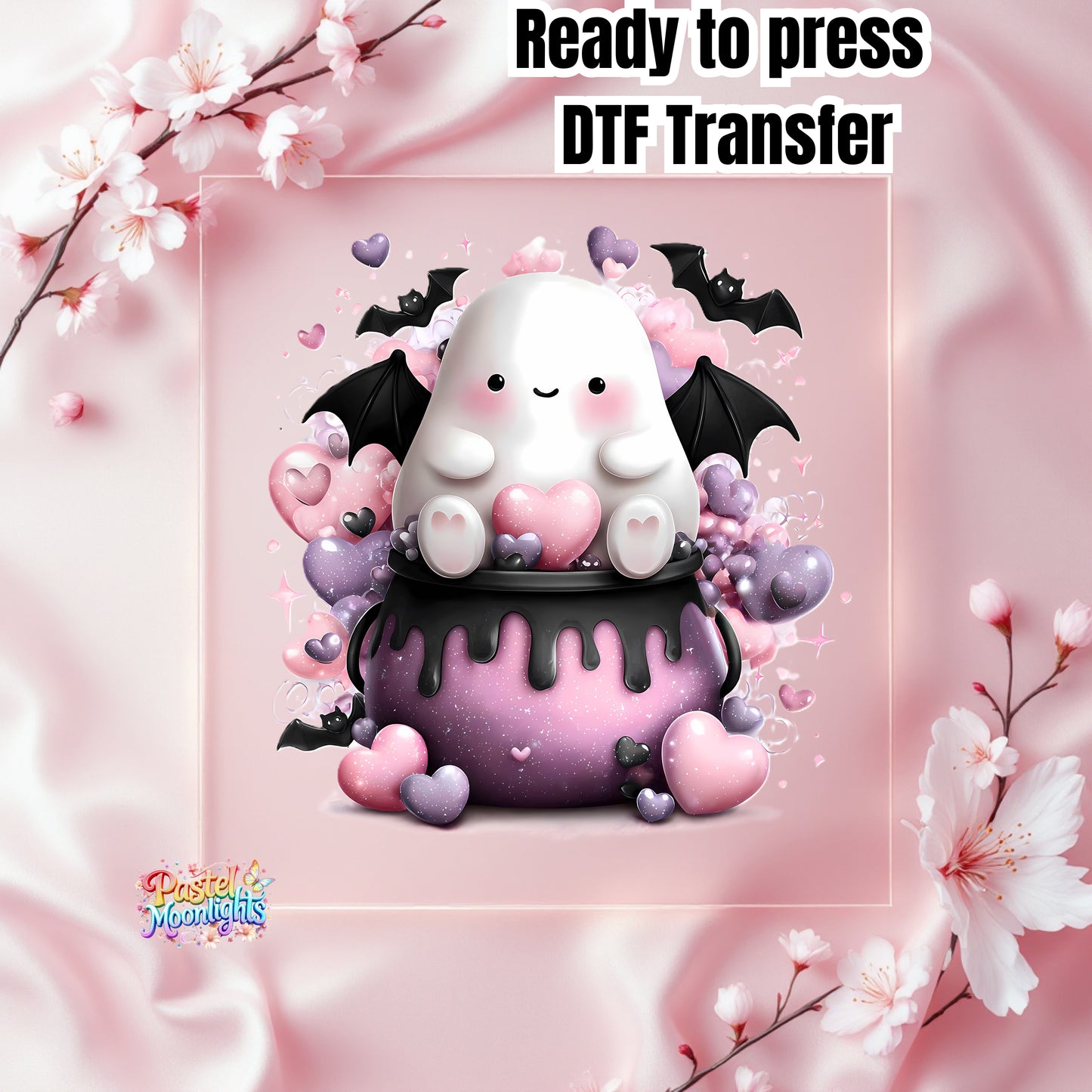 Cute Halloween Design 30 DTF Print Ready to Press