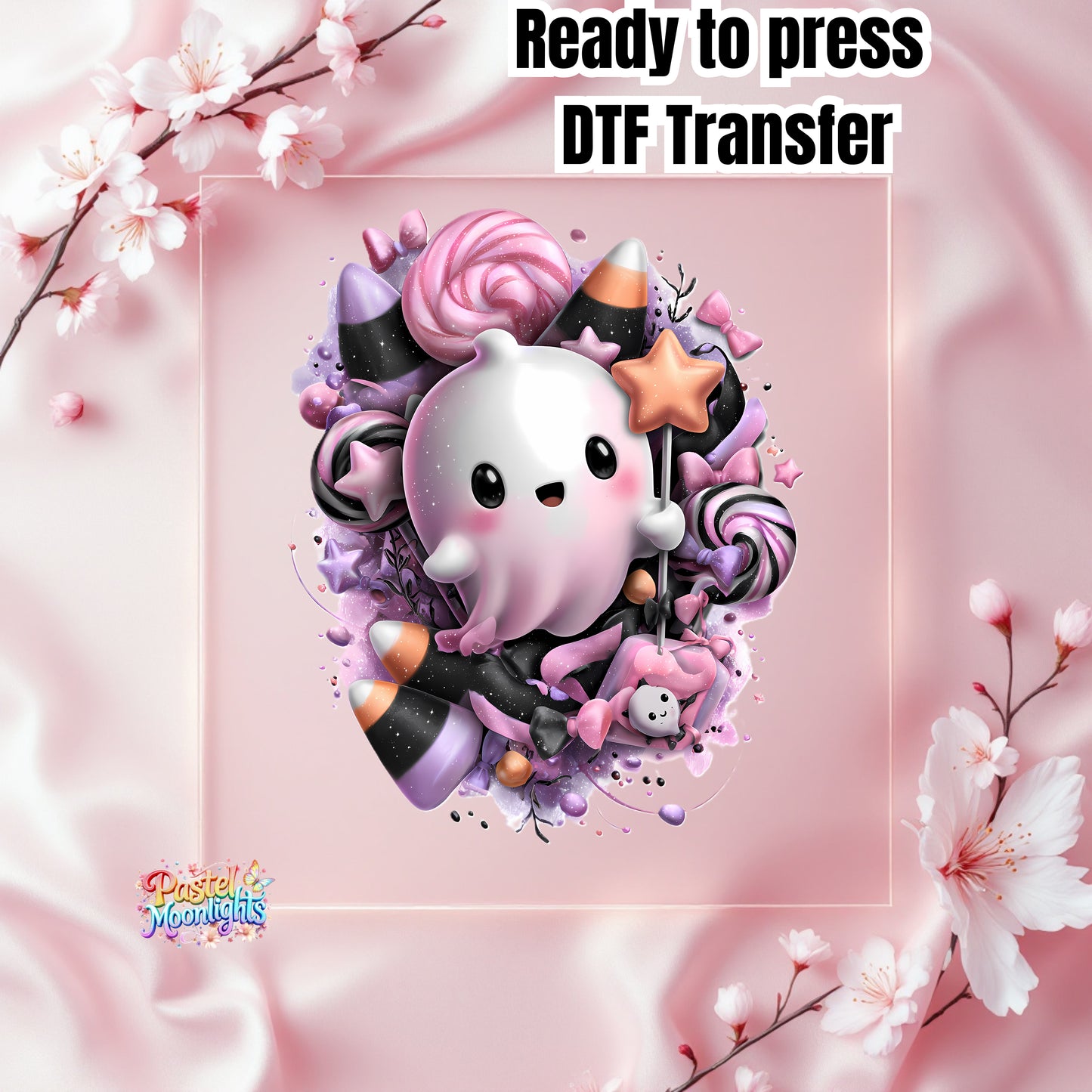 Cute Halloween Design 38 DTF Print Ready to Press