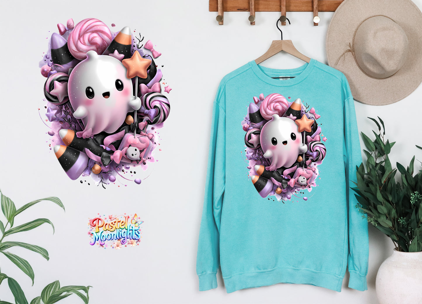 Cute Halloween Design 38 DTF Print Ready to Press