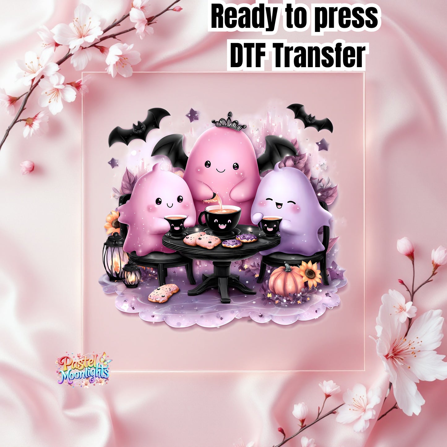 Cute Halloween Design 4 DTF Print Ready to Press