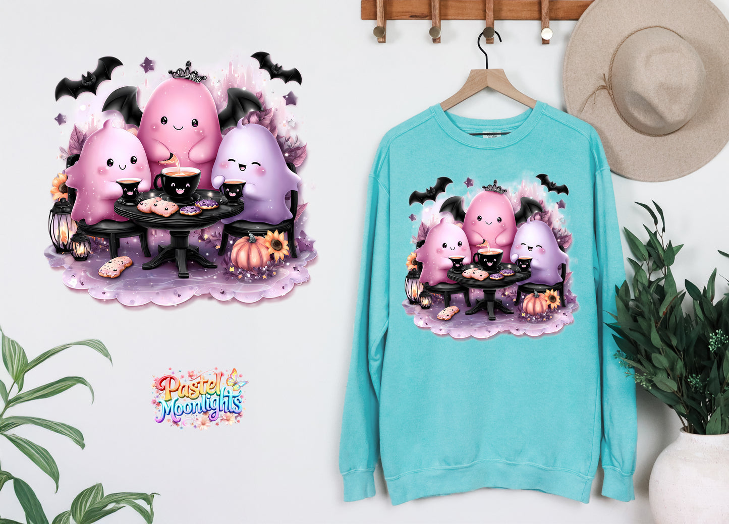 Cute Halloween Design 4 DTF Print Ready to Press