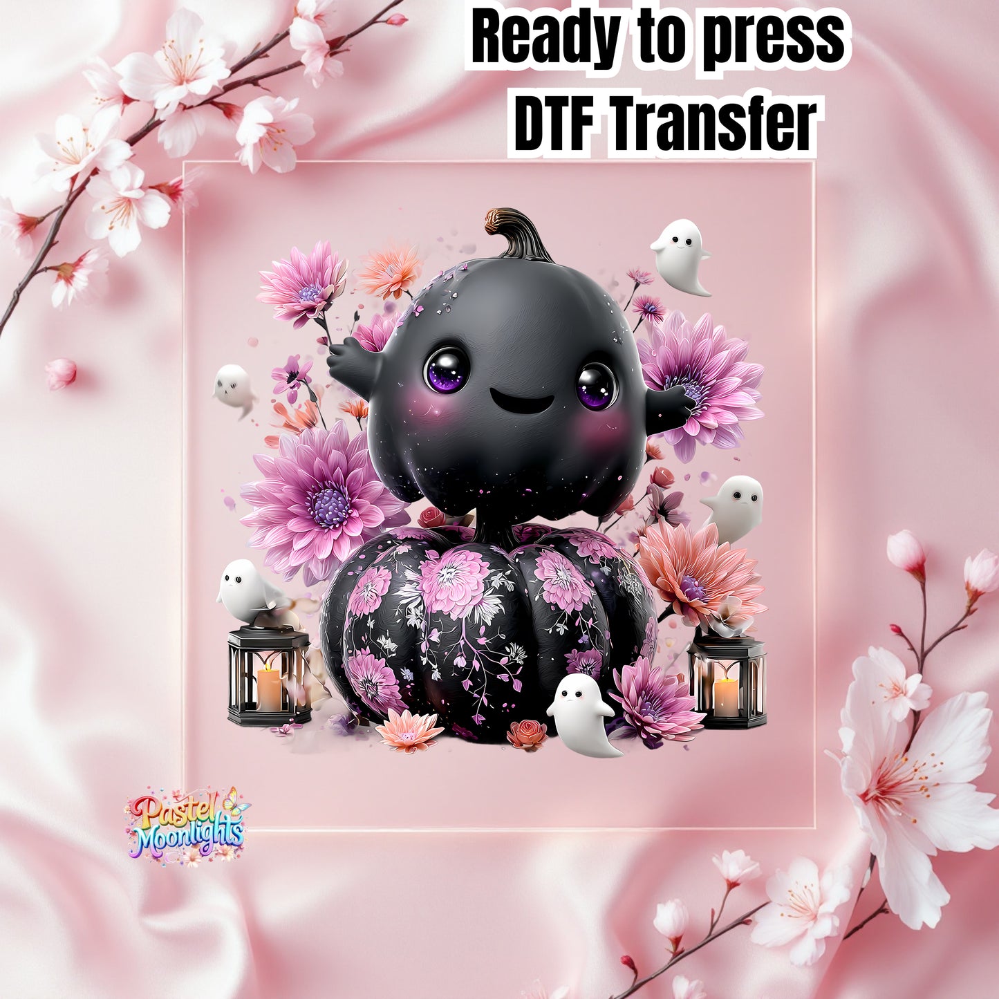 Cute Halloween Design 50 DTF Print Ready to Press