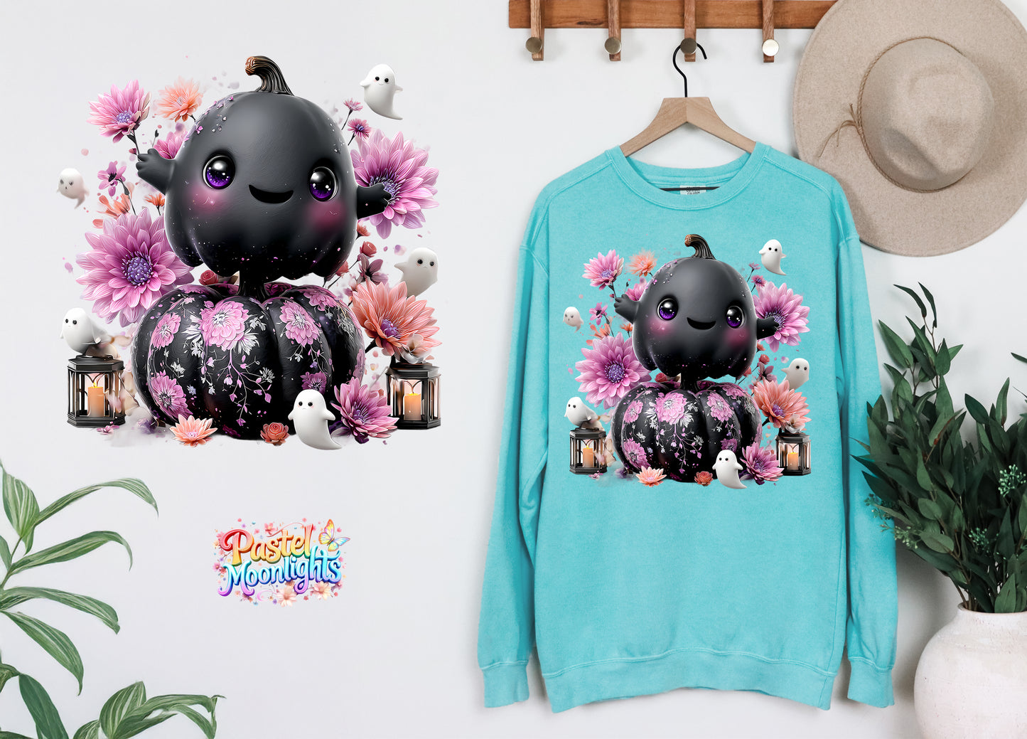 Cute Halloween Design 50 DTF Print Ready to Press