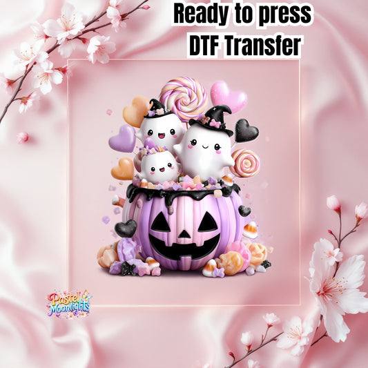 Cute Halloween Design 54 DTF Print Ready to Press
