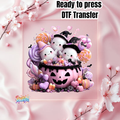 Cute Halloween Design 56 DTF Print Ready to Press