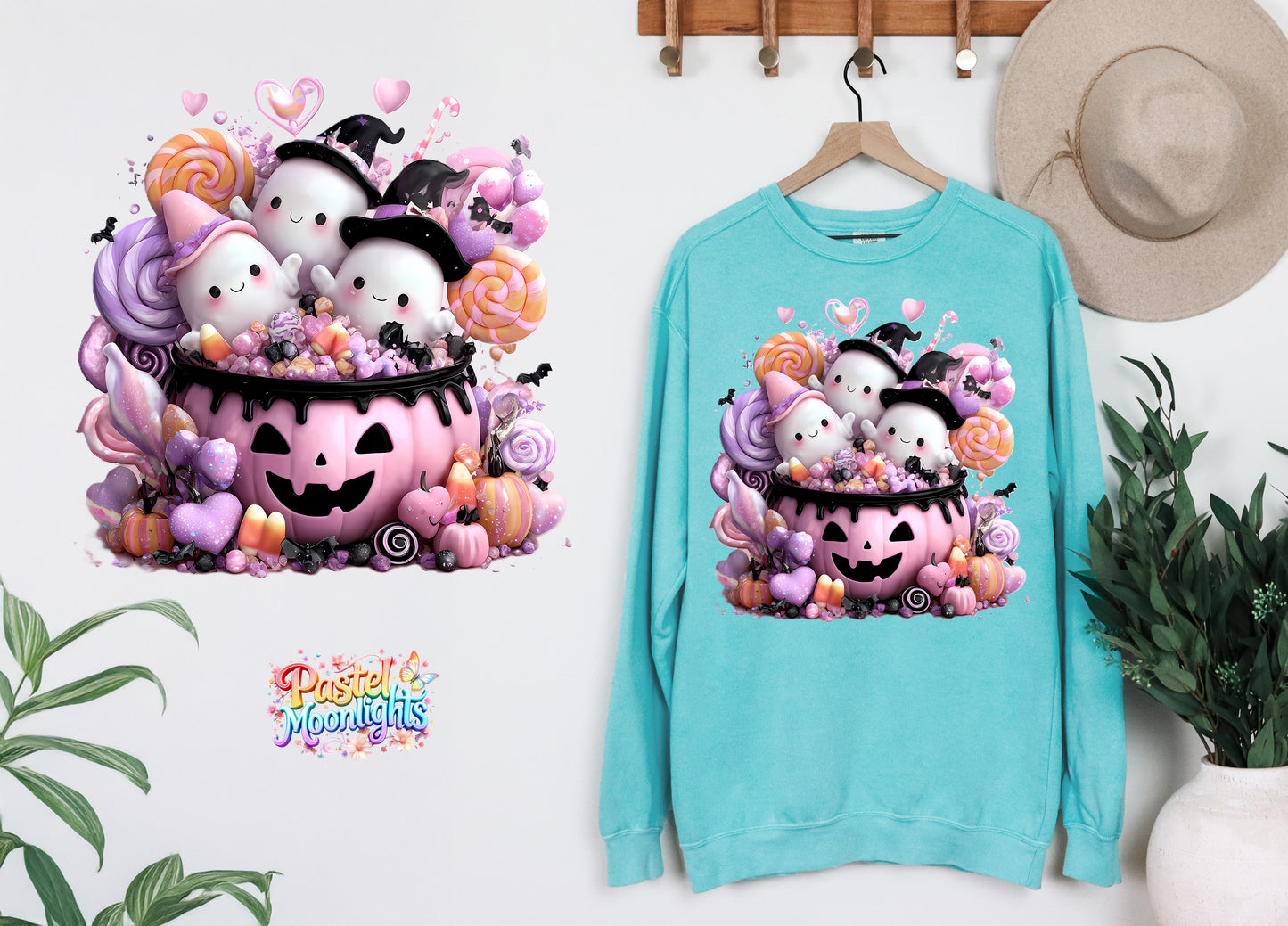 Cute Halloween Design 56 DTF Print Ready to Press