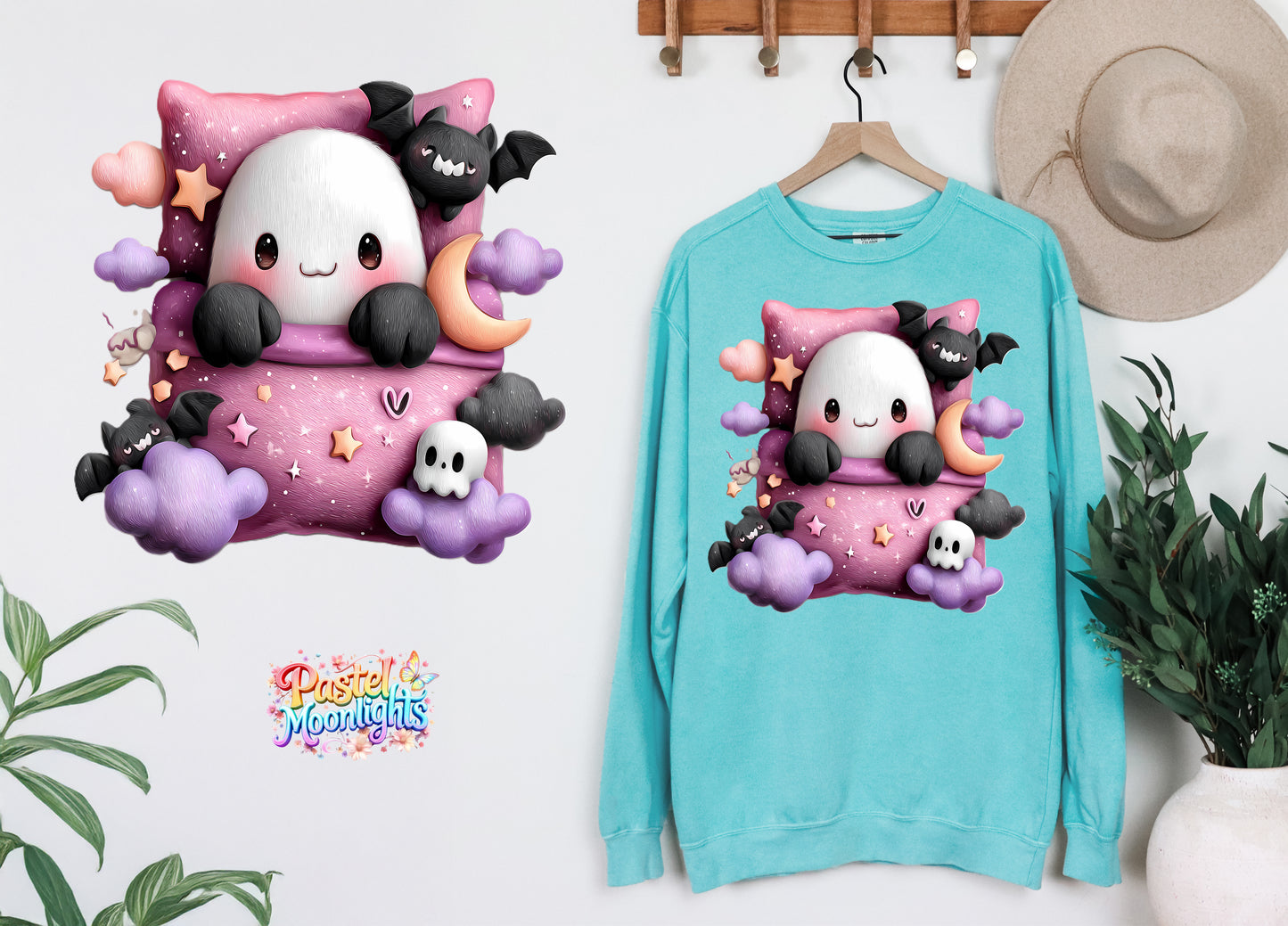 Cute Halloween Design 60 DTF Print Ready to Press