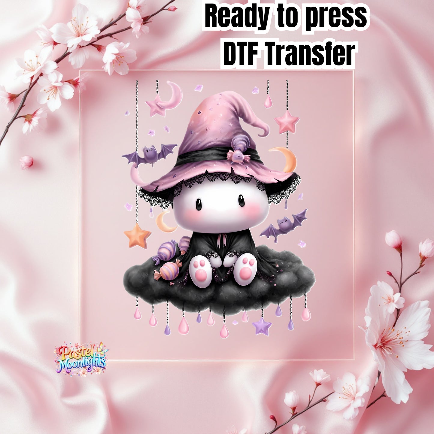 Cute Halloween Design 64 DTF Print Ready to Press