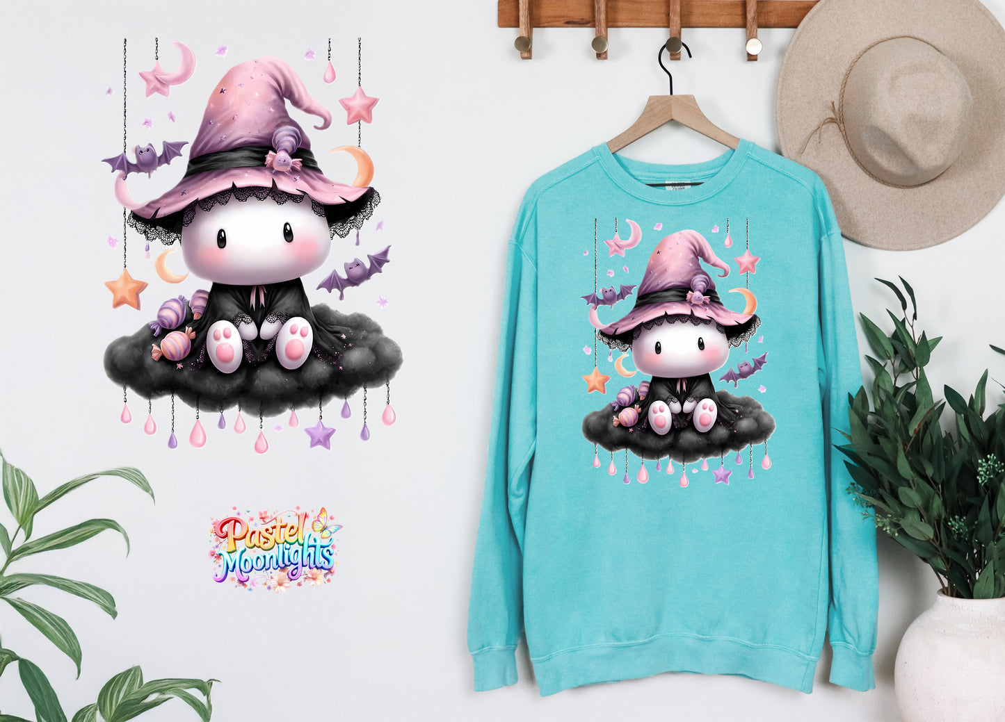 Cute Halloween Design 64 DTF Print Ready to Press