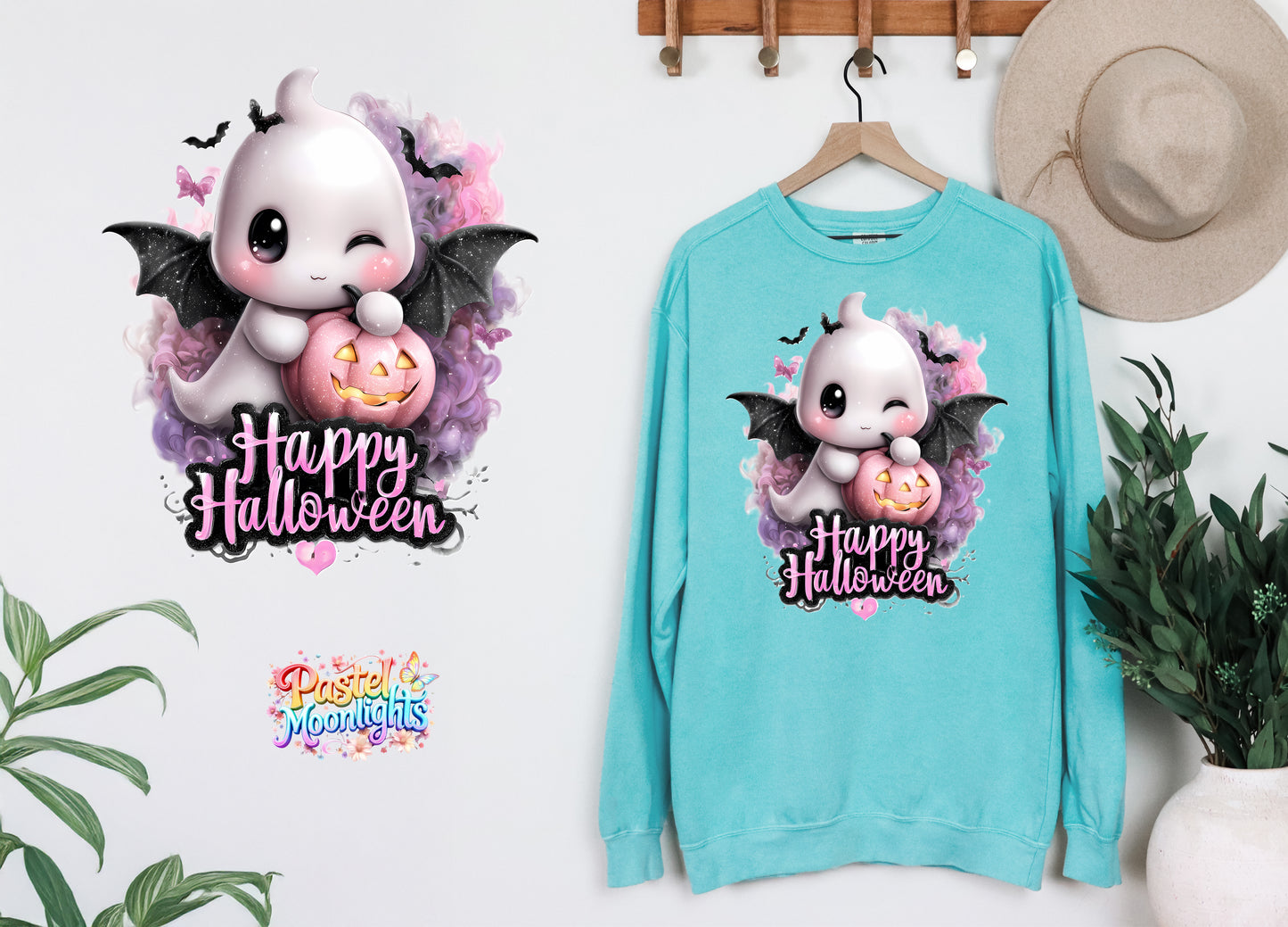 Cute Halloween Design 6 DTF Print Ready to Press