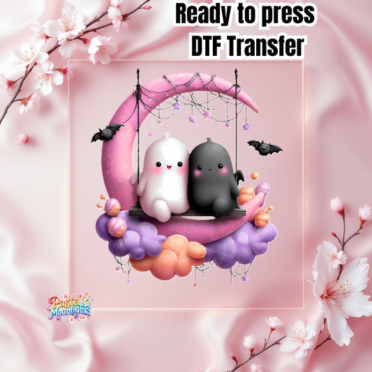 Cute Halloween Design 8 DTF Print Ready to Press