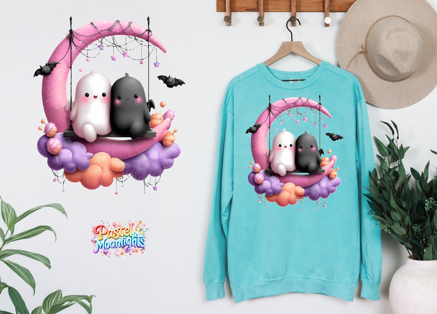 Cute Halloween Design 8 DTF Print Ready to Press