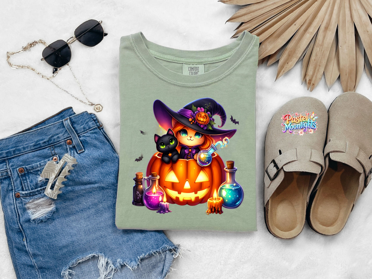 Cute Witch Design 10 DTF Print Ready to Press