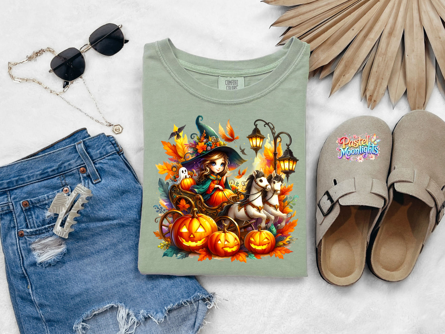 Cute Witch Design 11 DTF Print Ready to Press