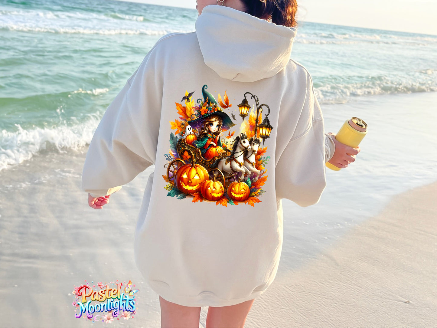 Cute Witch Design 11 DTF Print Ready to Press