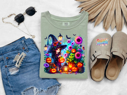 Cute Witch Design 12 DTF Print Ready to Press