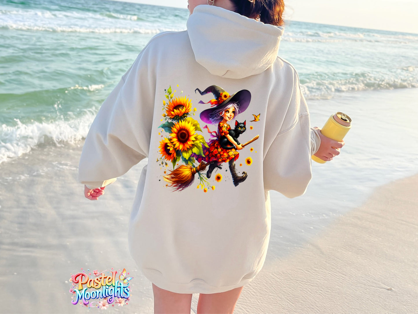 Cute Witch Design 13 DTF Print Ready to Press