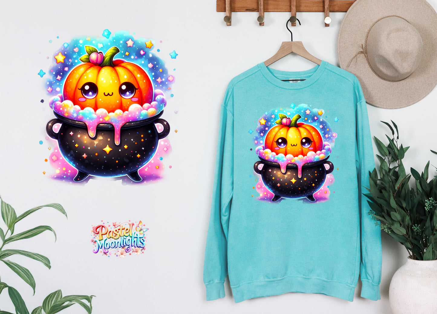 Cute Witch Design 14 DTF Print Ready to Press