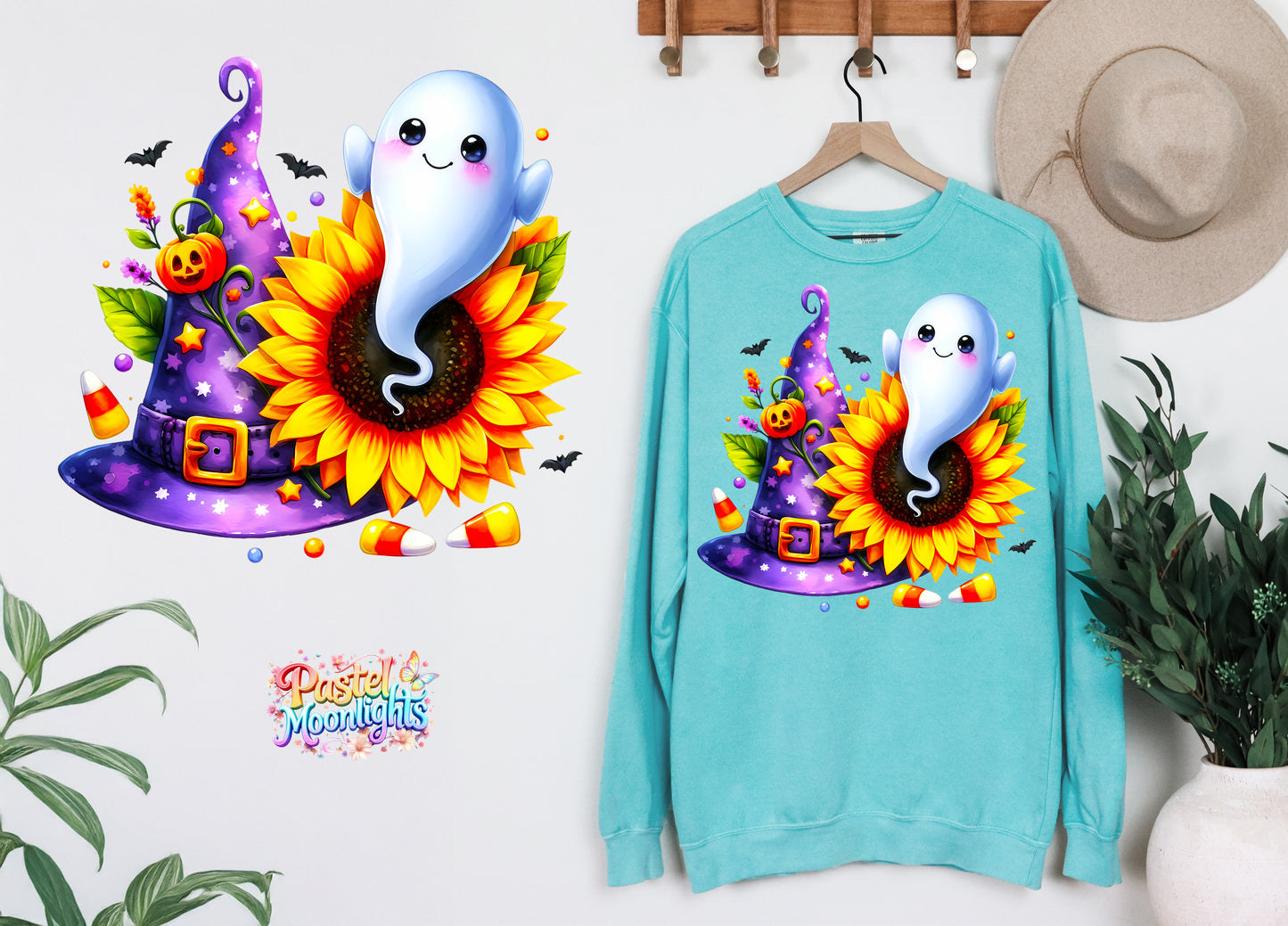 Cute Witch Design 16 DTF Print Ready to Press