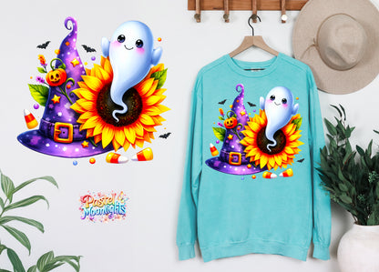 Cute Witch Design 16 DTF Print Ready to Press