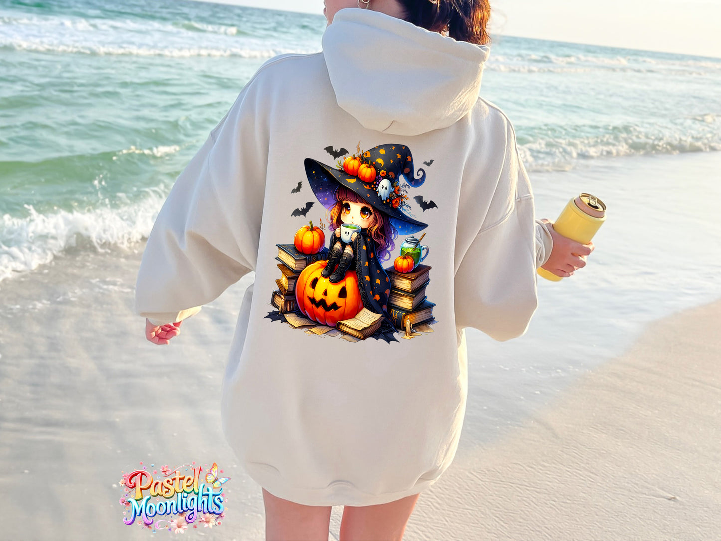 Cute Witch Design 18 DTF Print Ready to Press