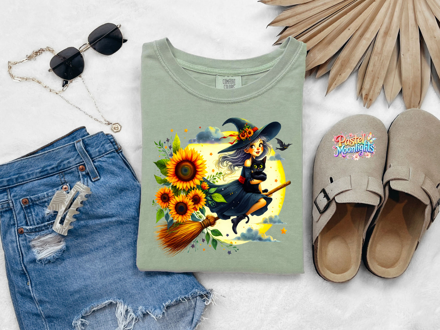 Cute Witch Design 19 DTF Print Ready to Press