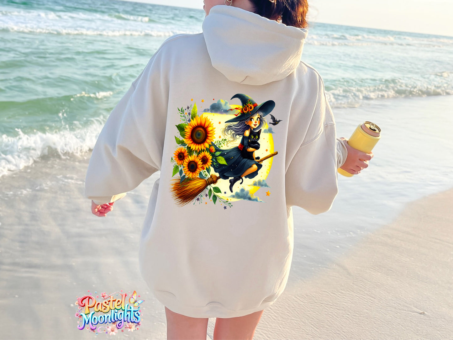 Cute Witch Design 19 DTF Print Ready to Press