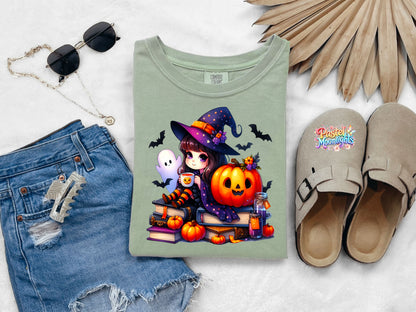 Cute Witch Design 1 DTF Print Ready to Press