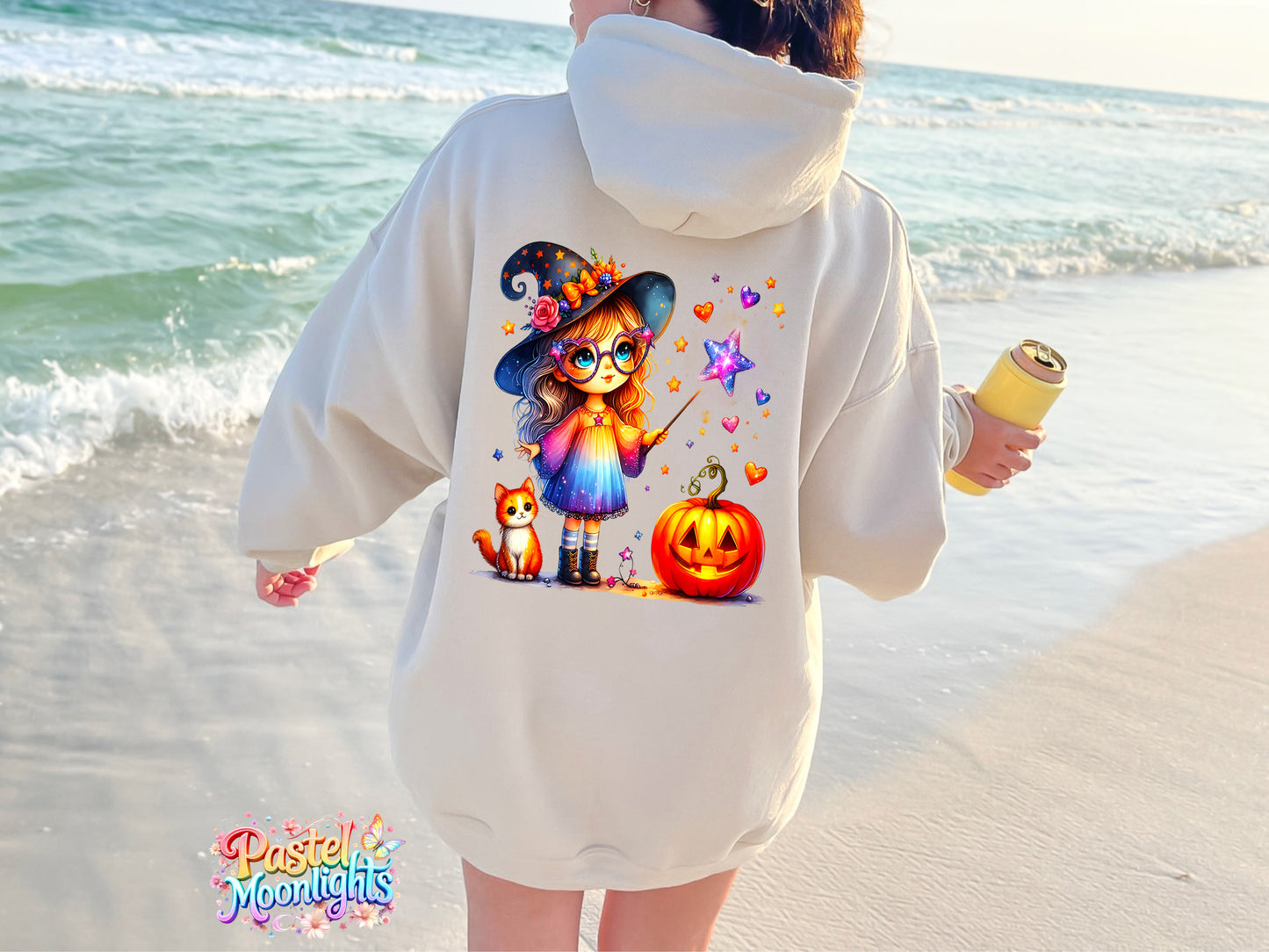 Cute Witch Design 21 DTF Print Ready to Press