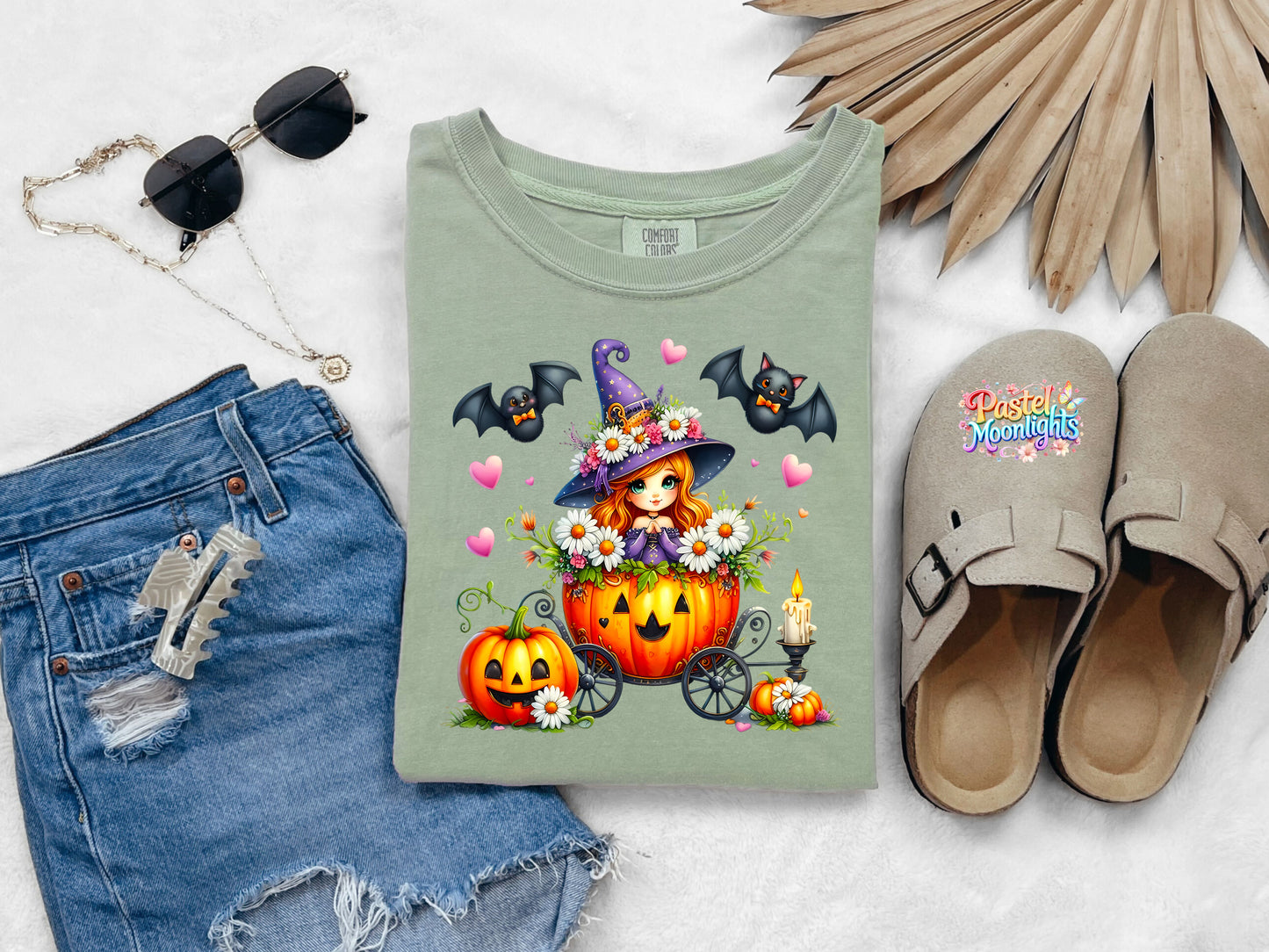 Cute Witch Design 26 DTF Print Ready to Press