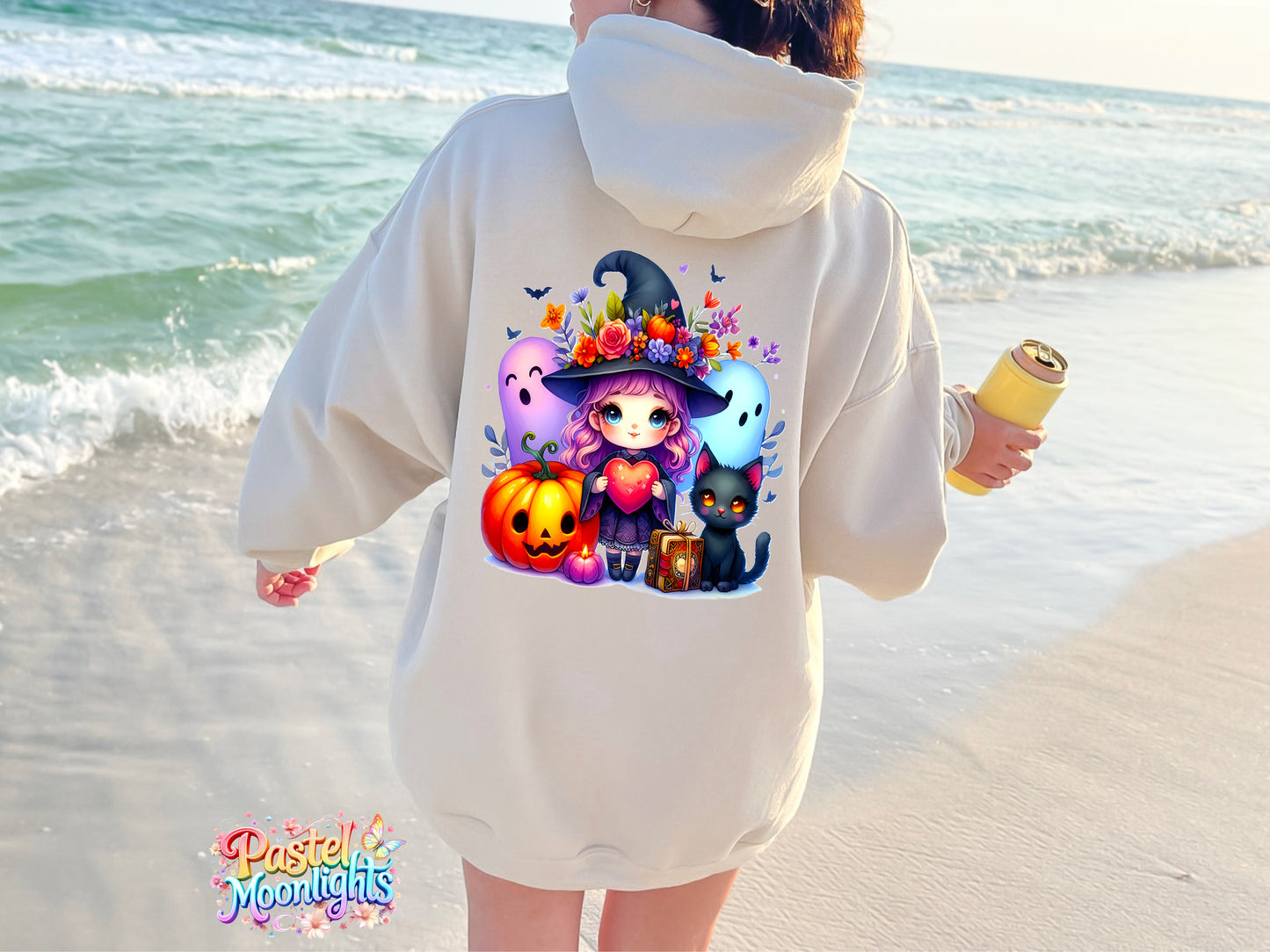 Cute Witch Design 27 DTF Print Ready to Press