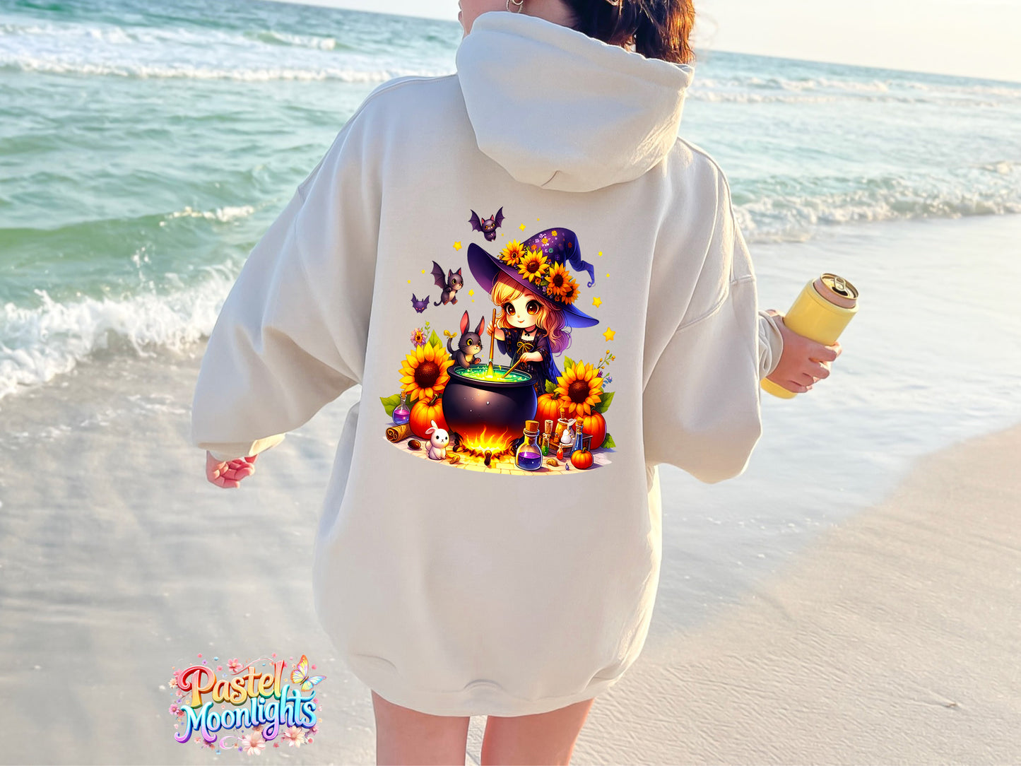 Cute Witch Design 28 DTF Print Ready to Press