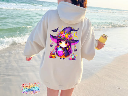 Cute Witch Design 2 DTF Print Ready to Press