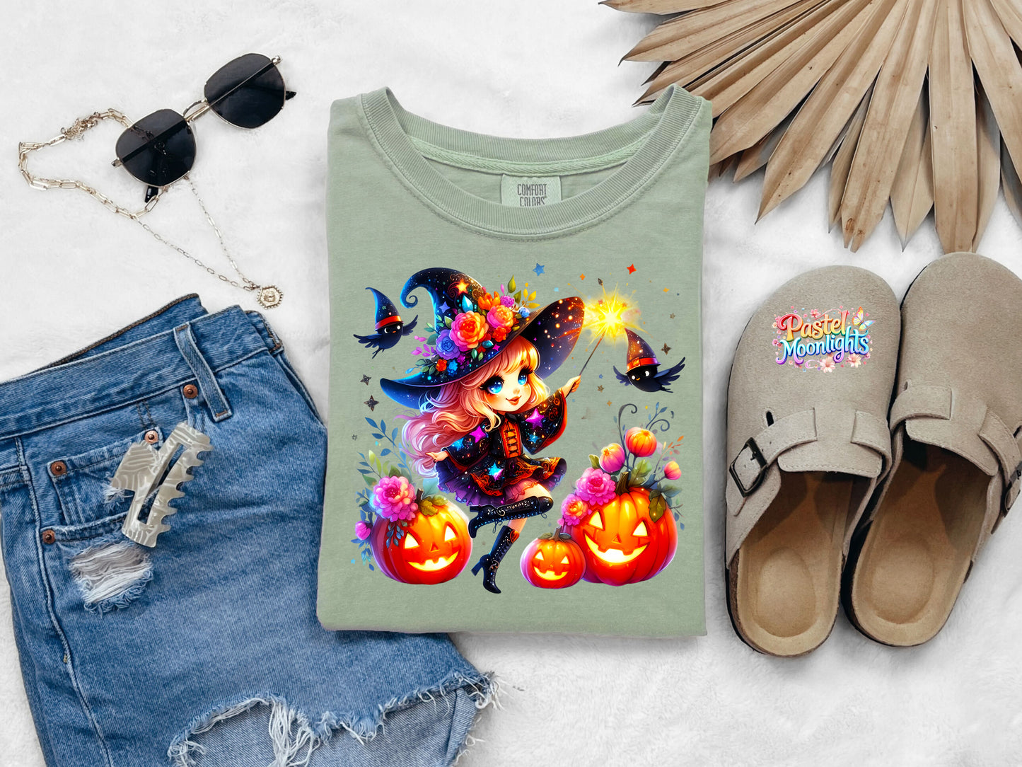 Cute Witch Design 32 DTF Print Ready to Press