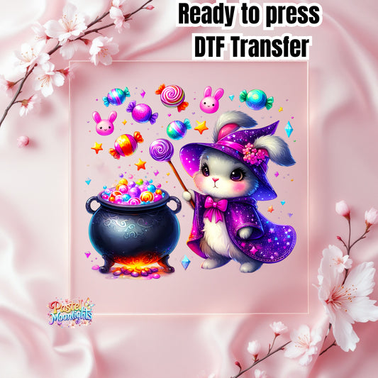 Cute Witch Design 33 DTF Print Ready to Press