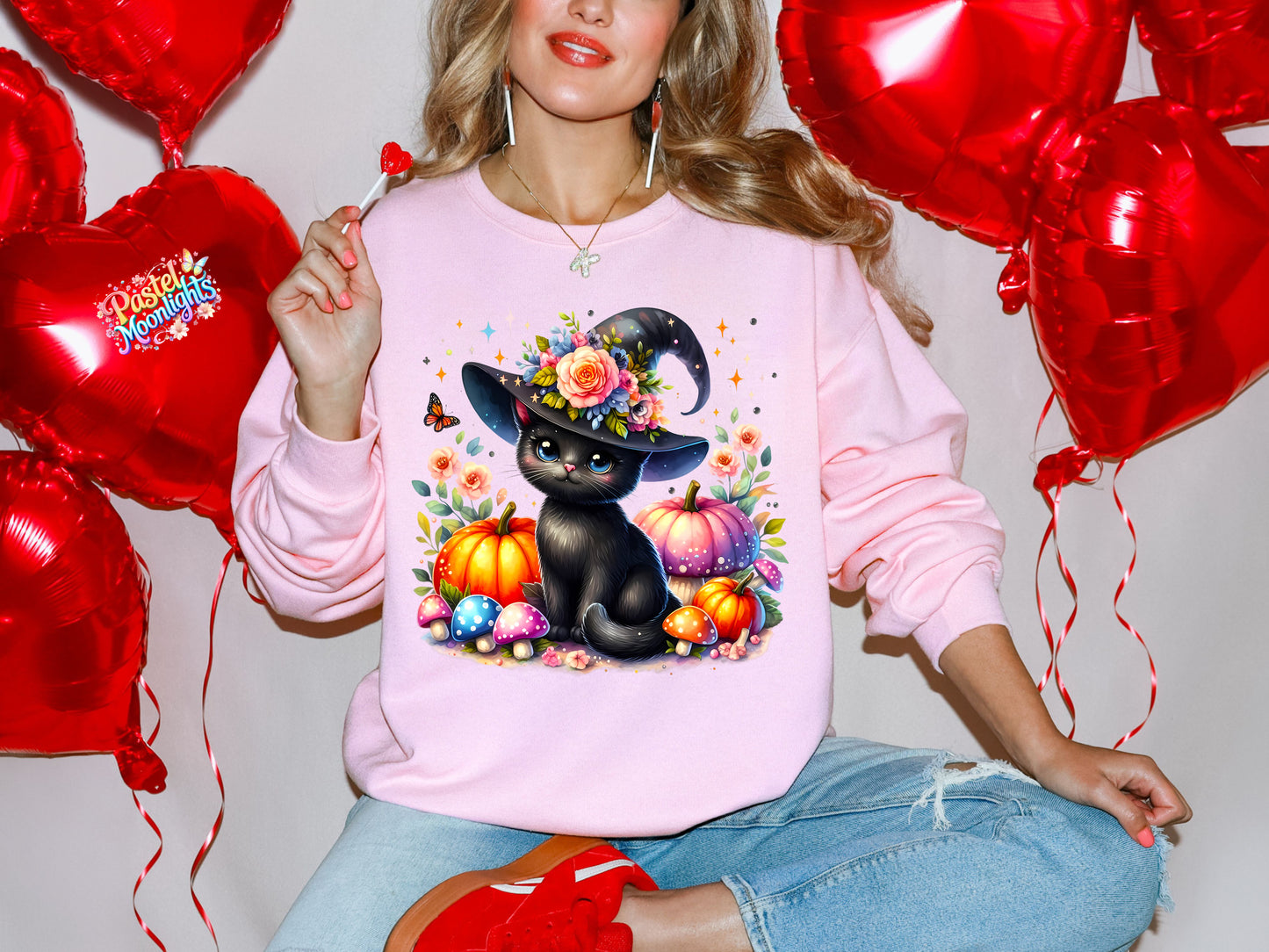 Cute Witch Design 34 DTF Print Ready to Press