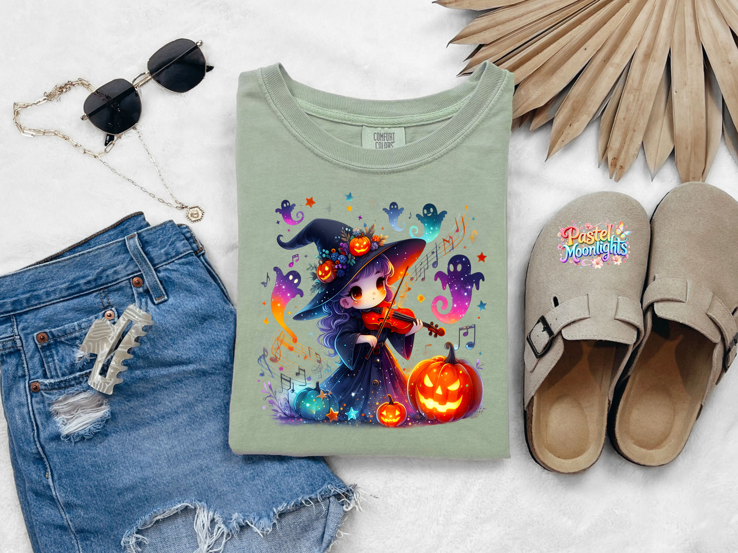 Cute Witch Design 35 DTF Print Ready to Press