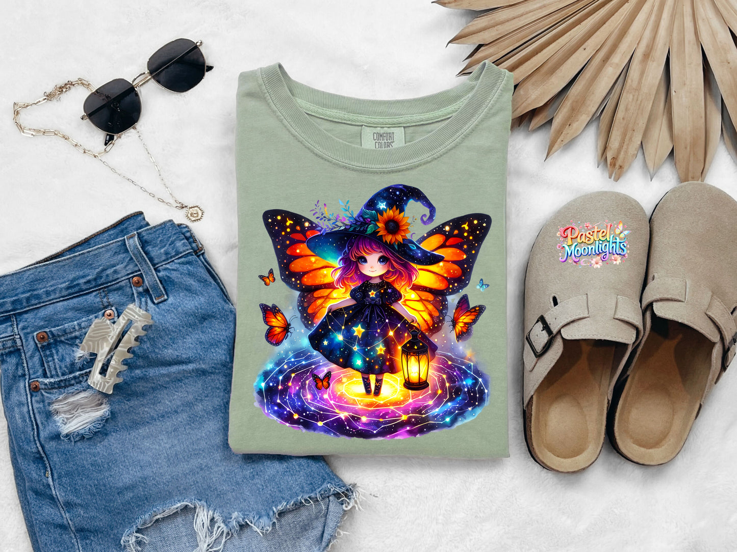 Cute Witch Design 38 DTF Print Ready to Press