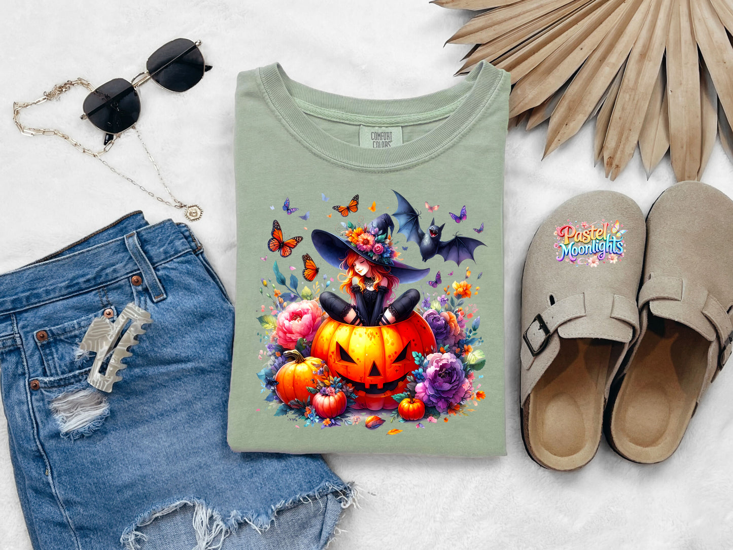 Cute Witch Design 39 DTF Print Ready to Press