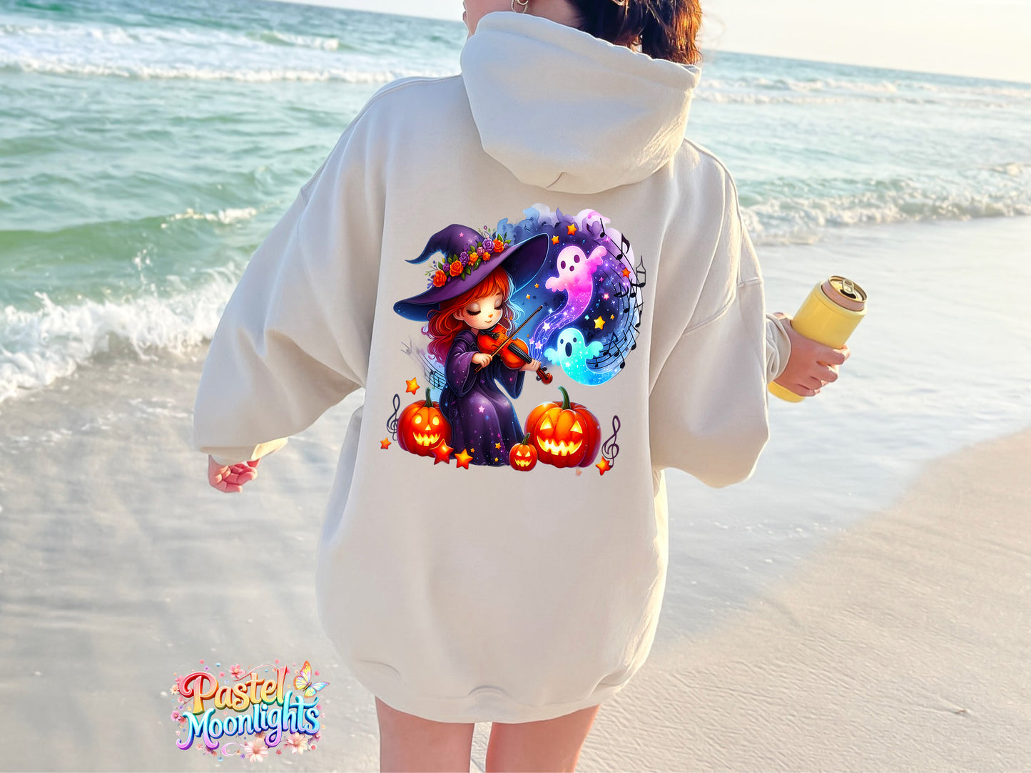 Cute Witch Design 42 DTF Print Ready to Press